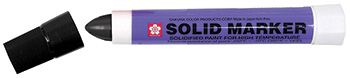 Solid paint windshield markers (grease pens)